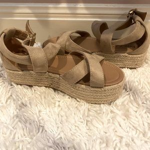 Women’s Taupe Espadrilles